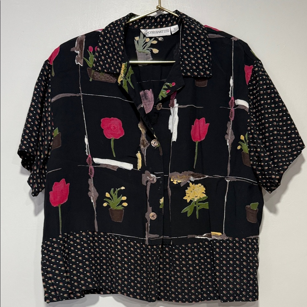 ILYSE HART LTD WHIMSICAL Button Down Shirt